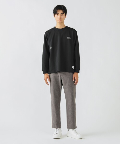 BEAMS HEART(ビームスハート)の「ダンボール プリント カットソー(吸水速乾・毛玉軽減)(スウェット・メンズ・ブラック/オリーブ・SMALL/MEDIUM/LARGE)」の12枚目の写真