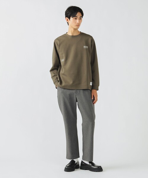 BEAMS HEART(ビームスハート)の「ダンボール プリント カットソー(吸水速乾・毛玉軽減)(スウェット・メンズ・ブラック/オリーブ・SMALL/MEDIUM/LARGE)」の7枚目の写真