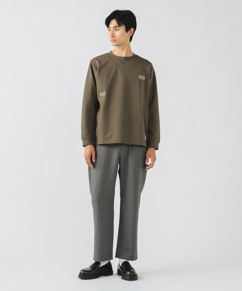 BEAMS HEART(ビームスハート)の「ダンボール プリント カットソー(吸水速乾・毛玉軽減)(スウェット・メンズ・ブラック/オリーブ・SMALL/MEDIUM/LARGE)」の4枚目の写真