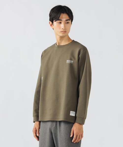 BEAMS HEART(ビームスハート)の「ダンボール プリント カットソー(吸水速乾・毛玉軽減)(スウェット・メンズ・ブラック/オリーブ・SMALL/MEDIUM/LARGE)」の16枚目の写真