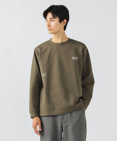 BEAMS HEART(ビームスハート)の「ダンボール プリント カットソー(吸水速乾・毛玉軽減)(スウェット・メンズ・ブラック/オリーブ・SMALL/MEDIUM/LARGE)」の9枚目の写真