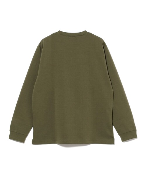 BEAMS HEART(ビームスハート)の「ダンボール プリント カットソー(吸水速乾・毛玉軽減)(スウェット・メンズ・ブラック/オリーブ・SMALL/MEDIUM/LARGE)」の8枚目の写真