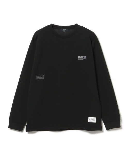 BEAMS HEART(ビームスハート)の「ダンボール プリント カットソー(吸水速乾・毛玉軽減)(スウェット・メンズ・ブラック/オリーブ・SMALL/MEDIUM/LARGE)」の10枚目の写真