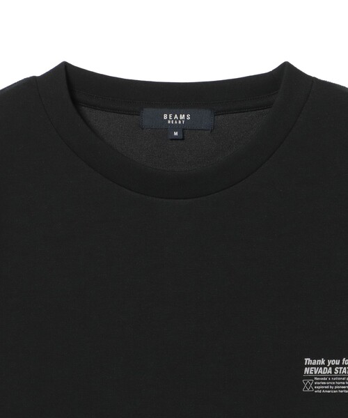 BEAMS HEART(ビームスハート)の「ダンボール プリント カットソー(吸水速乾・毛玉軽減)(スウェット・メンズ・ブラック/オリーブ・SMALL/MEDIUM/LARGE)」の17枚目の写真