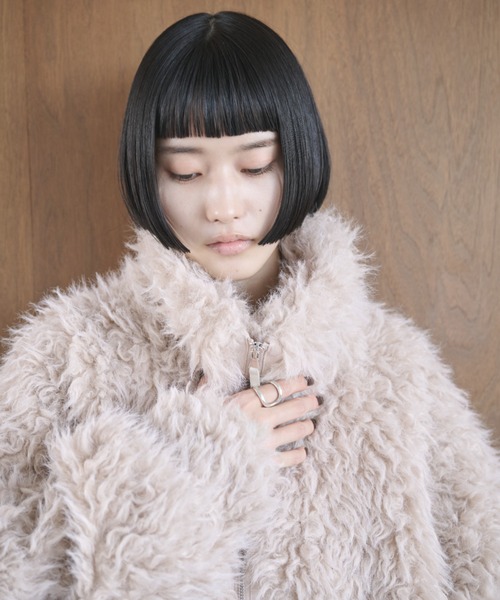 シープファースタンドネックブルゾン（ブルゾン）｜AIC.（エーアイシー