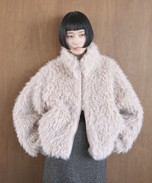 シープファースタンドネックブルゾン（ブルゾン）｜AIC.（エーアイシー