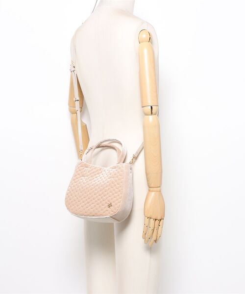 セール】キルティングベロアミニショルダーバッグ（ショルダーバッグ