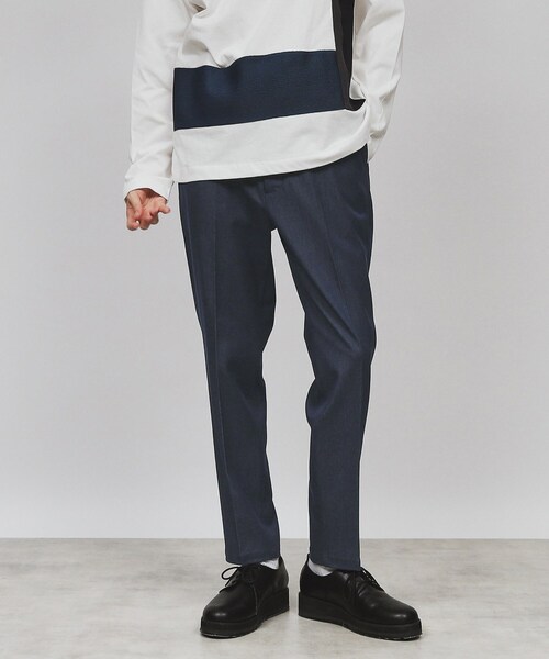 tk.TAKEO KIKUCHI（ティーケータケオキクチ）の「【ONOFF兼用】スマートスラックスパンツ（その他パンツ・メンズ・ベージュ/ブルー系その他/ブラック/グレー・01/02/03/04）」の4枚目の写真