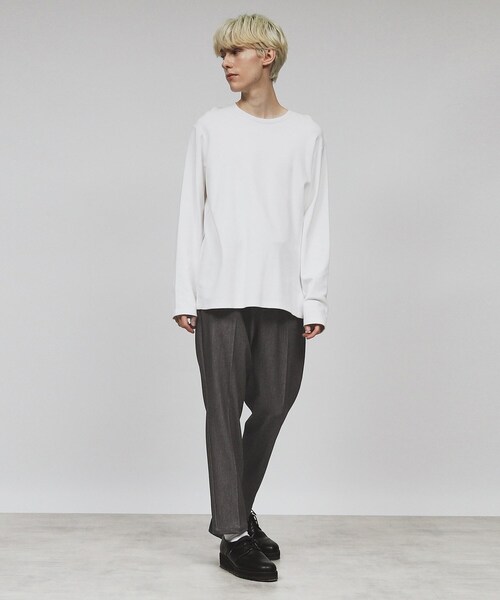 tk.TAKEO KIKUCHI（ティーケータケオキクチ）の「【ONOFF兼用】スマートスラックスパンツ（その他パンツ・メンズ・ベージュ/ブルー系その他/ブラック/グレー・01/02/03/04）」の6枚目の写真