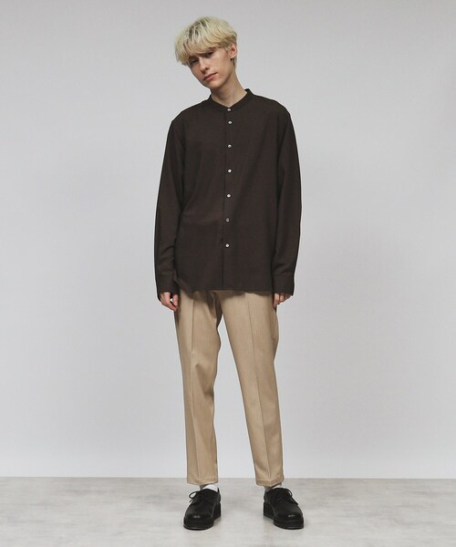 tk.TAKEO KIKUCHI（ティーケータケオキクチ）の「【ONOFF兼用】スマートスラックスパンツ（その他パンツ・メンズ・ベージュ/ブルー系その他/ブラック/グレー・01/02/03/04）」の12枚目の写真