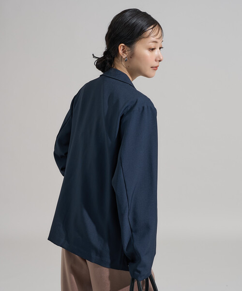 FREAK'S STORE（フリークスストア）の「【3点セットアイテム～トリオットシリーズ～】ビスチェ セットアップ ジャケット セット 限定展開（セットアップ・レディース・ライトグレー/ネイビー/ブラウン/インディゴブルー・SMALL/MEDIUM）」の12枚目の写真