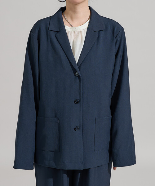 最終値下】プリーツプリーズ テーラード 3ボタン ジャケット サイズ3 L