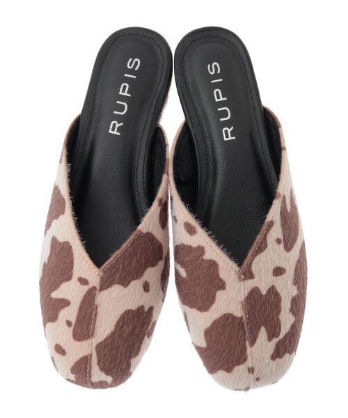 Green　Parks（グリーンパークス）の「RUPIS.アニマル柄スクエアトゥミュール（その他シューズ・レディース・ブラウン・L/M/S）」の10枚目の写真