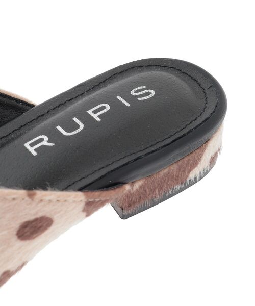 Green　Parks（グリーンパークス）の「RUPIS.アニマル柄スクエアトゥミュール（その他シューズ・レディース・ブラウン・L/M/S）」の2枚目の写真