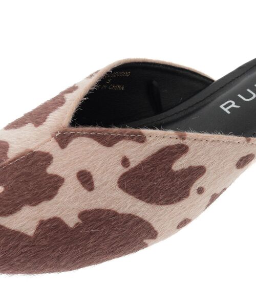 Green　Parks（グリーンパークス）の「RUPIS.アニマル柄スクエアトゥミュール（その他シューズ・レディース・ブラウン・L/M/S）」の3枚目の写真