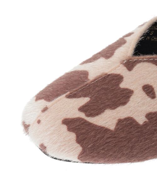 Green　Parks（グリーンパークス）の「RUPIS.アニマル柄スクエアトゥミュール（その他シューズ・レディース・ブラウン・L/M/S）」の4枚目の写真