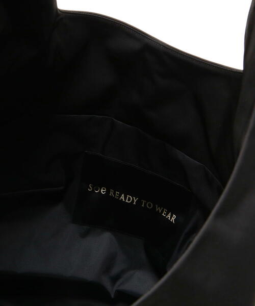 soe（ソーイ）の「soe/ソーイ/3D Tote Solotex（トートバッグ・メンズ・ブラック・F）」の10枚目の写真