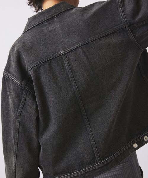 JOURNAL STANDARD relume（ジャーナルスタンダード　レリューム）の「クラフト デニム トラッカージャケット（デニムジャケット・メンズ・ブルー系その他/ネイビー/ブラック・LARGE/MEDIUM/SMALL）」の6枚目の写真