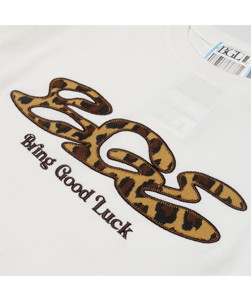 BGL(ビージーエル)の「LEOPARD LOGO LS TEE / ヒョウ柄 / レオパード / 韓国ストリート / ロンT(Tシャツ/カットソー・レディース・ブラック/ホワイト・S/M/L/FREE)」の17枚目の写真