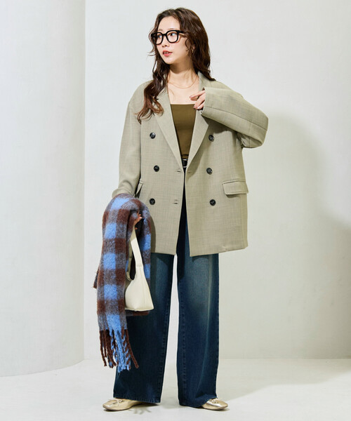 miya様 テーラードジャケット 限定展開 ダブル テーラード ジャケット（テーラードジャケット