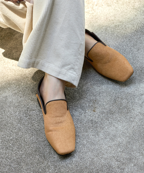 JOURNAL STANDARD relume（ジャーナルスタンダード　レリューム）の「relume スクエアローファー（ローファー・レディース・ベージュ/ブラック・23.5cm/24cm/24.5cm/23cm）」の17枚目の写真