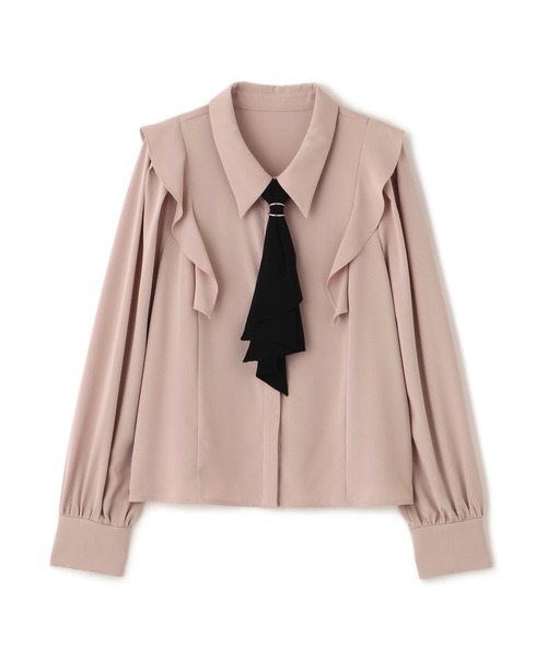 JILL by JILL STUART（ジルバイジルスチュアート）の「◇ラッフルボウタイブラウス（シャツ/ブラウス・レディース・ピンク/ホワイト/ブルー/ブルー系その他・FREE）」の21枚目の写真