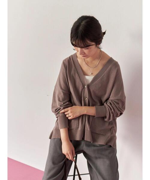 Samansa Mos2 blue（サマンサモスモスブルー）の「ドロップメタル2連ネックレス（ネックレス・レディース・シルバー・F）」の11枚目の写真