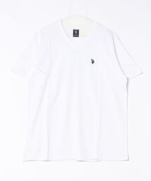 【Bl】【U.S. POLO ASSN】 ⅤネックコットンTシャツ