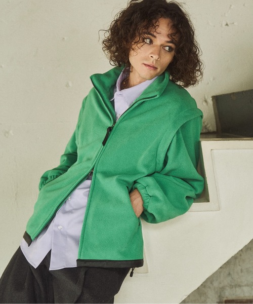 CASPER JOHN（キャスパージョン）の「Detachable inner fleece blouson
