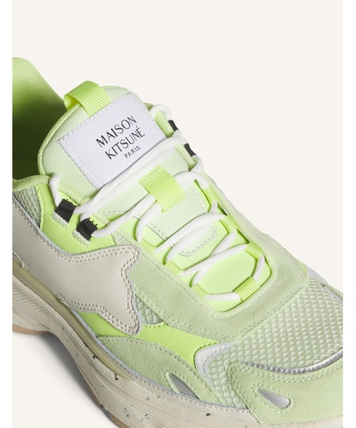 Maison Kitsune（メゾンキツネ）の「SORA RUNNERS（スニーカー・メンズ・シルバー/グリーン系その他・36/37/38/39/41/42/43/44）」の16枚目の写真