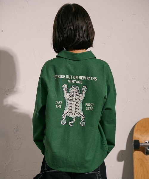 PAIRMANON STREET（ペアマノンストリート）の「オックス シャツ【PAIRMANON STREET】（シャツ/ブラウス・キッズ・ブラック/ブルー/ベージュ/グリーン・160/100/90/150/130/110/120/140）」の3枚目の写真