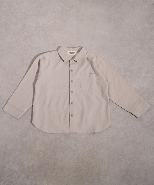 PAIRMANON STREET（ペアマノンストリート）の「オックス シャツ【PAIRMANON STREET】（シャツ/ブラウス・キッズ・ブラック/ブルー/ベージュ/グリーン・160/100/90/150/130/110/120/140）」の16枚目の写真