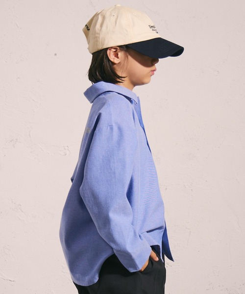 PAIRMANON STREET（ペアマノンストリート）の「オックス シャツ【PAIRMANON STREET】（シャツ/ブラウス・キッズ・ブラック/ブルー/ベージュ/グリーン・160/100/90/150/130/110/120/140）」の20枚目の写真