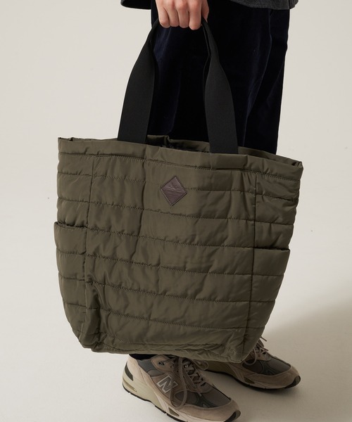 Eddie Bauer(エディーバウアー)の「シラスライト トートバッグ M(トートバッグ・メンズ・カーキ/ブラック・F)」の3枚目の写真
