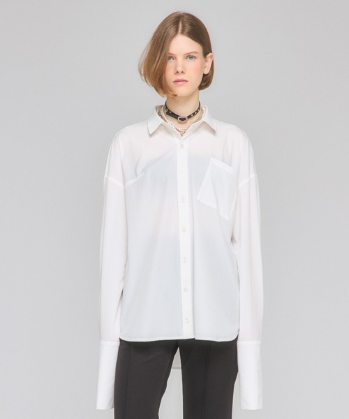 Nora Lily elle(ノラリリーエル)の「【Nora Lily】「elle」Back Balloon Shirts(シャツ/ブラウス・レディース・ホワイト/ブラック/カーキ・FREE)」の10枚目の写真