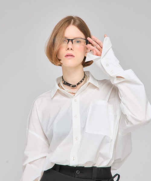 Nora Lily elle(ノラリリーエル)の「【Nora Lily】「elle」Back Balloon Shirts(シャツ/ブラウス・レディース・ホワイト/ブラック/カーキ・FREE)」の14枚目の写真