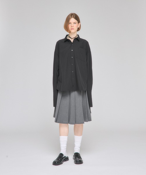 Nora Lily elle(ノラリリーエル)の「【Nora Lily】「elle」Back Balloon Shirts(シャツ/ブラウス・レディース・ホワイト/ブラック/カーキ・FREE)」の19枚目の写真