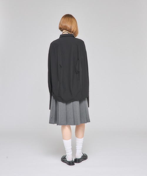 Nora Lily elle(ノラリリーエル)の「【Nora Lily】「elle」Back Balloon Shirts(シャツ/ブラウス・レディース・ホワイト/ブラック/カーキ・FREE)」の18枚目の写真