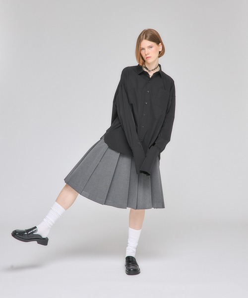 Nora Lily elle(ノラリリーエル)の「【Nora Lily】「elle」Back Balloon Shirts(シャツ/ブラウス・レディース・ホワイト/ブラック/カーキ・FREE)」の22枚目の写真