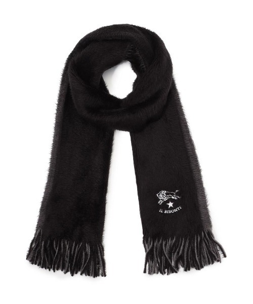 IL BISONTE（イルビゾンテ）の「IL BISONTE / マフラー / 2025 AUTUMN WINTER（マフラー・レディース・ライトベージュ/ブラック・FREE）」の10枚目の写真