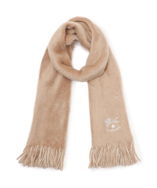 IL BISONTE（イルビゾンテ）の「IL BISONTE / マフラー / 2025 AUTUMN WINTER（マフラー・レディース・ライトベージュ/ブラック・FREE）」の11枚目の写真