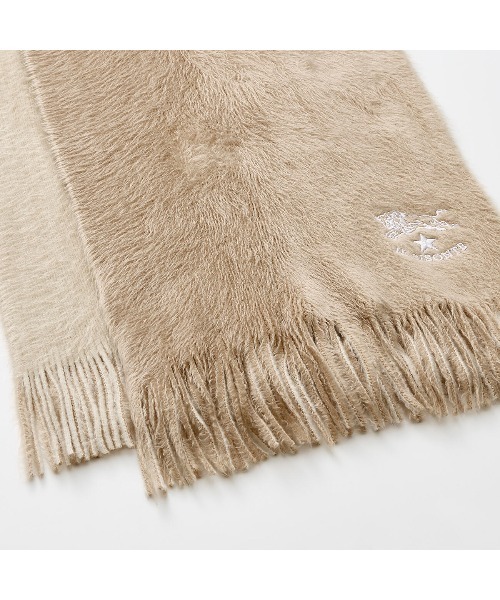 IL BISONTE（イルビゾンテ）の「IL BISONTE / マフラー / 2025 AUTUMN WINTER（マフラー・レディース・ライトベージュ/ブラック・FREE）」の14枚目の写真