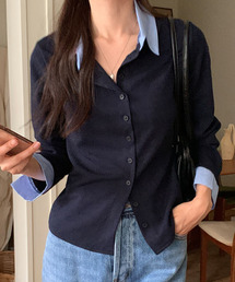 VIVID LADY | シャツレイヤード風トップス(カーディガン/ボレロ)