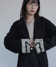 VACANCY | チャイナボタンオーバージャケット/SETUP(テーラードジャケット)