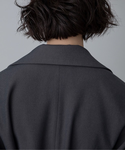 VACANCY（ヴァカンシー）の「チャイナボタンオーバージャケット/SETUP（テーラードジャケット・レディース・チャコールグレー/ブラック・FREE）」の18枚目の写真