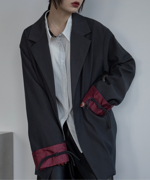 セール】チャイナボタンオーバージャケット/SETUP（テーラード