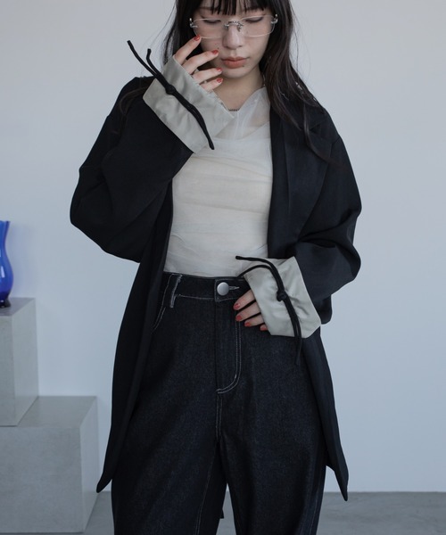 セール】チャイナボタンオーバージャケット/SETUP（テーラード