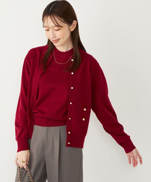 希少❣️未使用ビンテージ！ジェイストロングウォーター ジュエリーケース SHIPS Colors:〈手洗い可能〉14ゲージ ショートスリーブ ニット