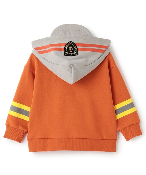 kladskap（クレードスコープ）の「なりきりパーカ（パーカー・キッズ・ネイビー/オレンジ・100cm/110cm/130cm/90cm/120cm）」の3枚目の写真