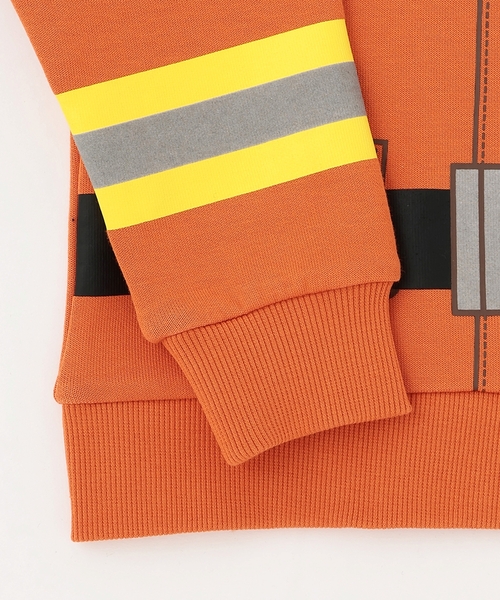 kladskap（クレードスコープ）の「なりきりパーカ（パーカー・キッズ・ネイビー/オレンジ・100cm/110cm/130cm/90cm/120cm）」の7枚目の写真